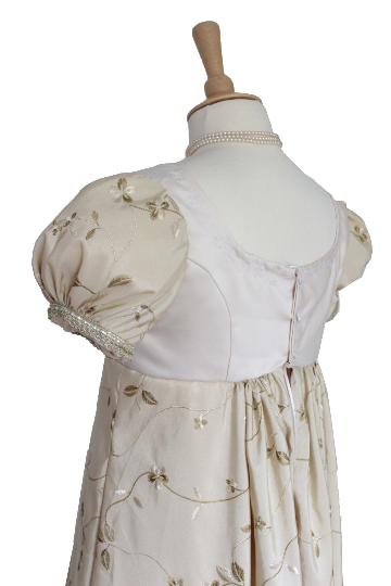 For Sale Ladies Regency Jane Austen Evening Ballgown Costume Size 10 - 12 UK Ready To Go! Image